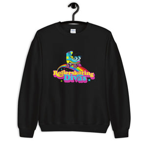 Rollerskating Divas Unisex Sweatshirt