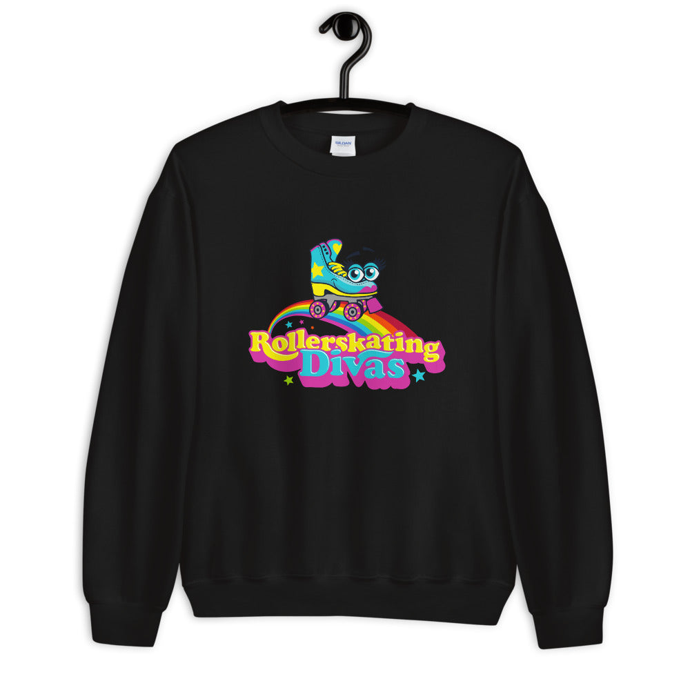 Rollerskating Divas Unisex Sweatshirt