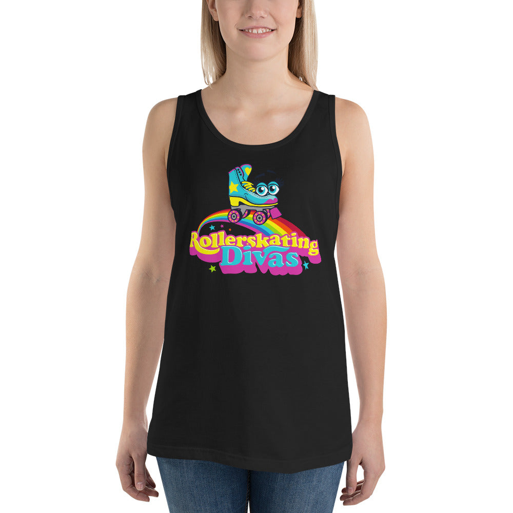 Rollerskating Divas Unisex Tank Top